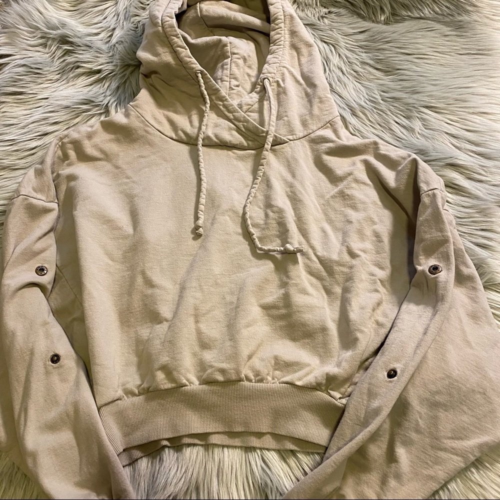 Young Fabulous & Broke Cropped Hoodie